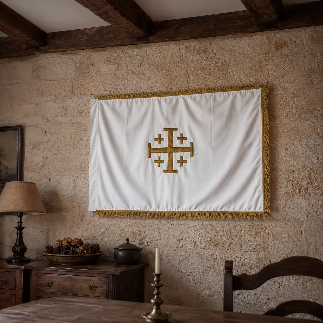 Drapeau - Croix de Jérusalem - Image 3