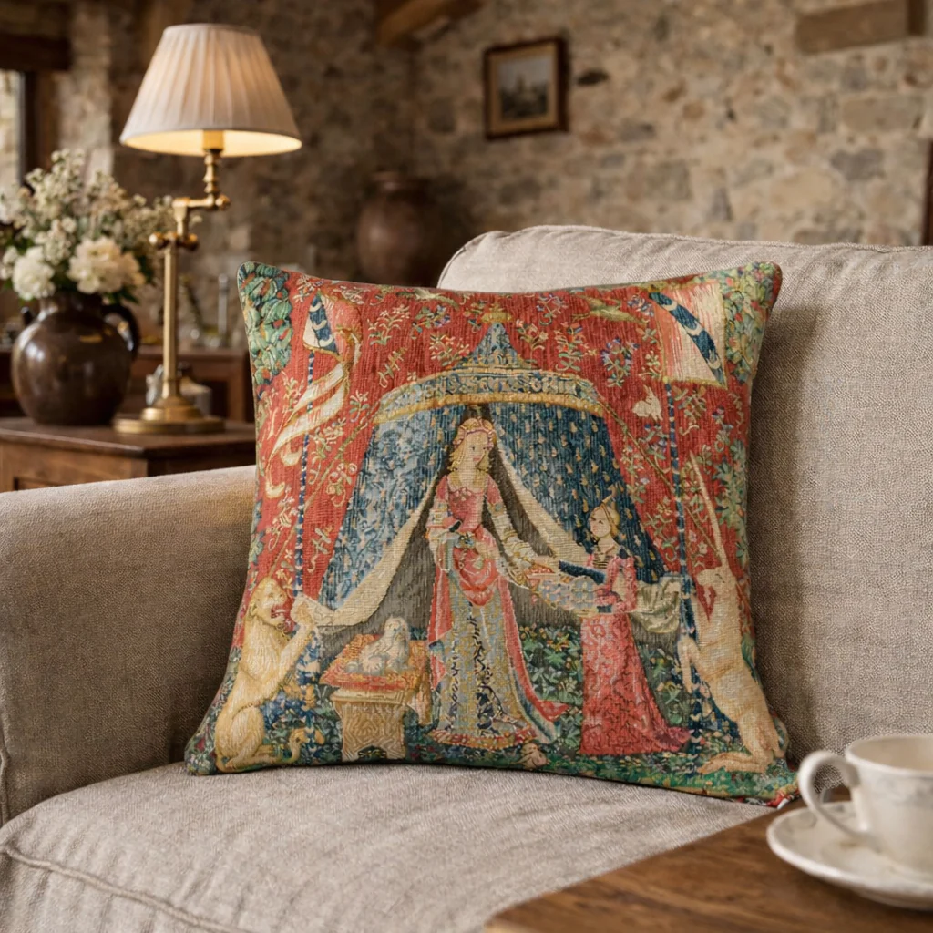 Housse de coussin - Dame à la licorne - Image 3
