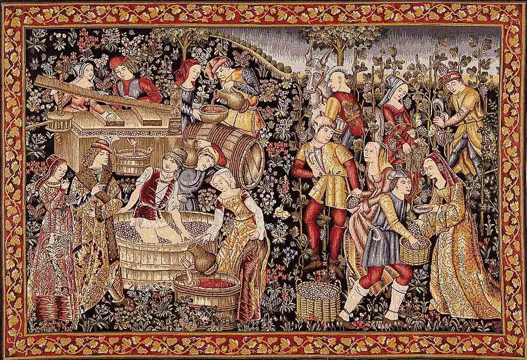 Tapisserie murale - Les Grandes Vendanges - Image 4
